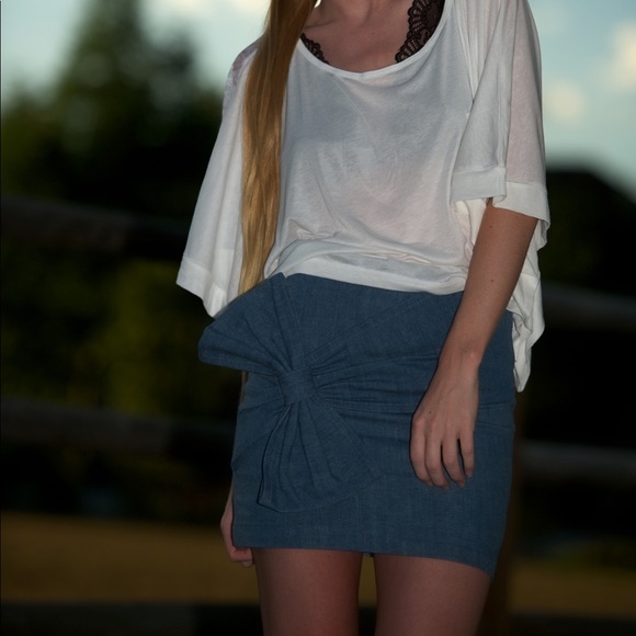 Grey Ant Bow Skirt S NWOT - Picture 5 of 7